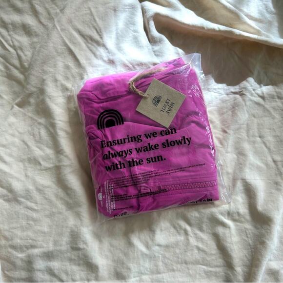 Free People x Toast Swim Signature Surf Suit in Purple Orchid NWT - Picture 6 of 7